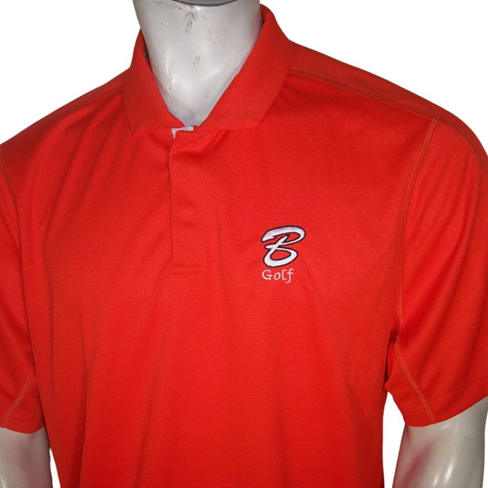 New Sun Day Red XL TW Performance Orange Polo Shirt Benjamin Golf